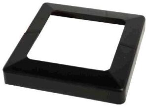 BASE PLATE COVER BLACK 4 X 4-IN