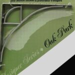SHELF BRACKET OAK PARK NICKEL 8-IN