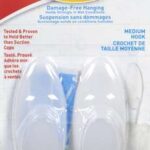 ADHESIVE TOWEL HOOK MEDIUM 2 PACK