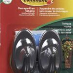 ADHESIVE HOOKS MEDIUM SLATE 2 PK