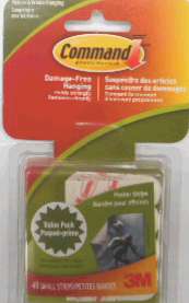 ADHESIVE POSTER STRIP SMALL 48 PACK