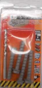 ANCHOR SCREW 5/16 X 2-1/4IN 4PK