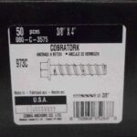 ANCHOR SCREW 3/8 X 4IN 50PK