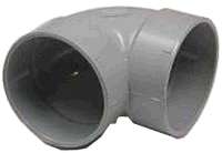 CENTRAL VACUUM SHORT ELBOW 90 DEG
