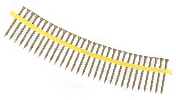 COLLATED SCREW TAN 10 X 2-1/2IN