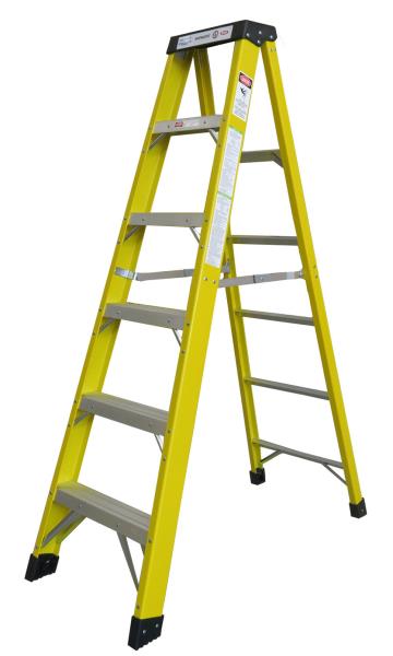 Fiberglass Step Ladder Grade 1A 6Ft