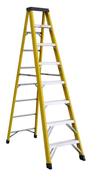 FIBERGLASS STEP LADDER GRADE 1A 8FT