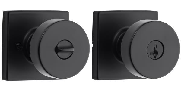 CAMBIE KNOB KEYED MATTE BLACK