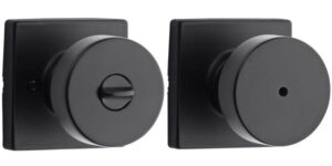 CAMBIE KNOB PRIVACY MATTE BLACK
