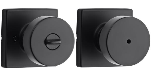 CAMBIE KNOB PRIVACY MATTE BLACK