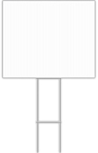 SIGN BLANK WHITE 19IN X 24IN