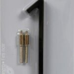 ZINC HOUSE NUMBER 1 BLACK 5-IN