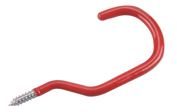 BICYCLE HOOK VINYL COATED 6-IN