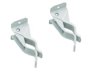 SPRING CLIPS WHITE 7/8-IN