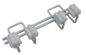 MOP AND BROOM GRIP CLIP WHITE 6-IN