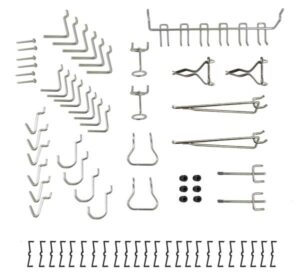 LOCKING PEG HOOK ASSORTMENT ZINC