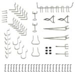LOCKING PEG HOOK ASSORTMENT ZINC