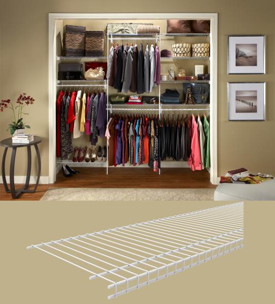 WIRE SHELF 6-FT X 16-IN
