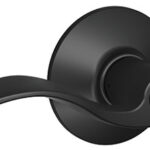 ACCENT PRIVACY LEVER MATTE BLACK