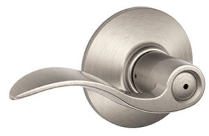 ACCENT PRIVACY LEVER SATIN NICKEL