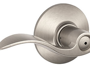 ACCENT PRIVACY LEVER SATIN NICKEL
