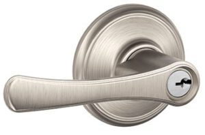 AVILA KEYED LEVER SATIN NICKEL