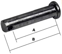 HYDRAULIC CYLINDER CLEVIS PIN 1X3IN