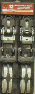 RATCHET STRAP 1.25INX12FT 2500LB 2P