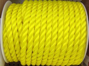 POLY ROPE TWIST YELLOW 3/4-IN