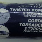 POLY ROPE TWIST YELLOW 3/8IN X 50FT