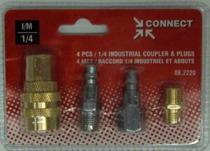 COUPLER PLUG KIT 1/4-IN 4 PIECE
