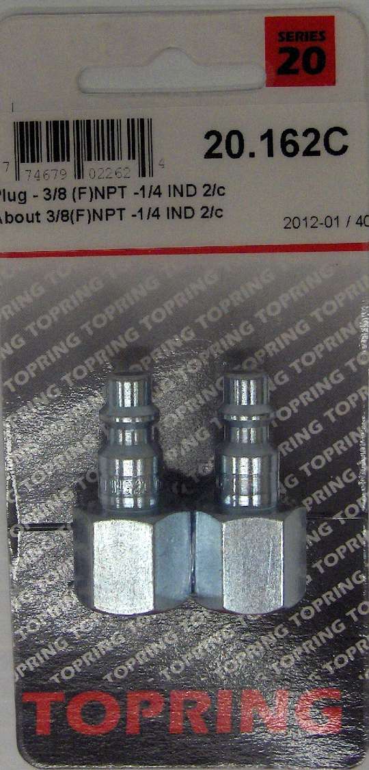 PLUG 1/4 LND X 3/8-IN FNPT