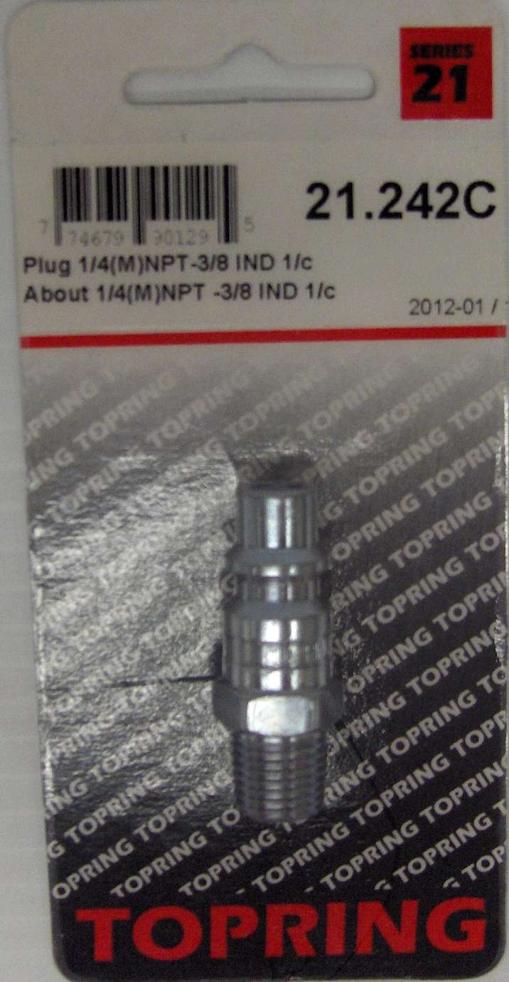 INDUSTRIAL PLUG 1/4-IN MNPT
