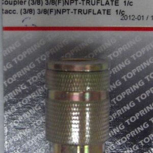 MAXQUIK COUPLER 3/8 TRUFLATE X FNPT
