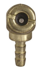 BALL FOOT AIR CHUCK HOSE BARB 1/4IN