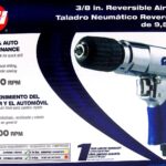 AIR DRILL 3/8-IN REVERSIBLE 1800RPM
