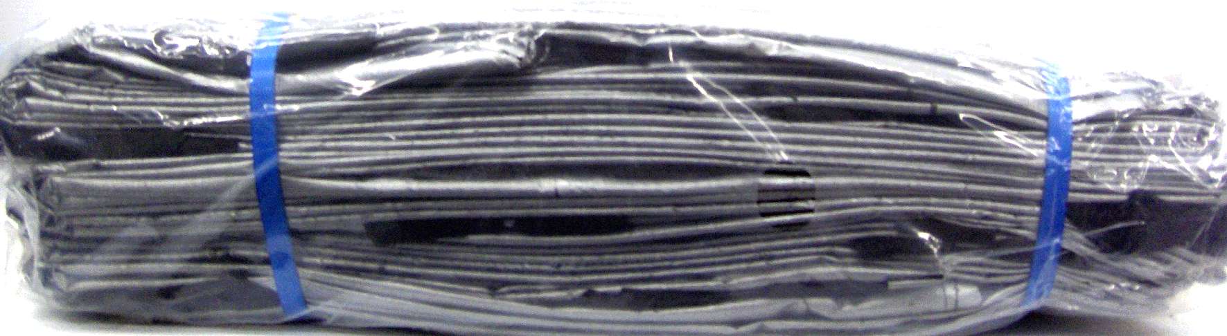 BALE TARP SILVER / BLACK 25 X 33-FT