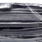 BALE TARP SILVER / BLACK 23 X 48-FT