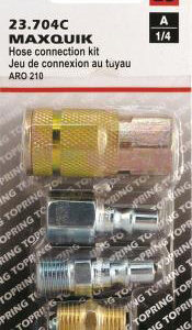 HOSE CONNECTION KIT 1/4-IN 4 PIECE