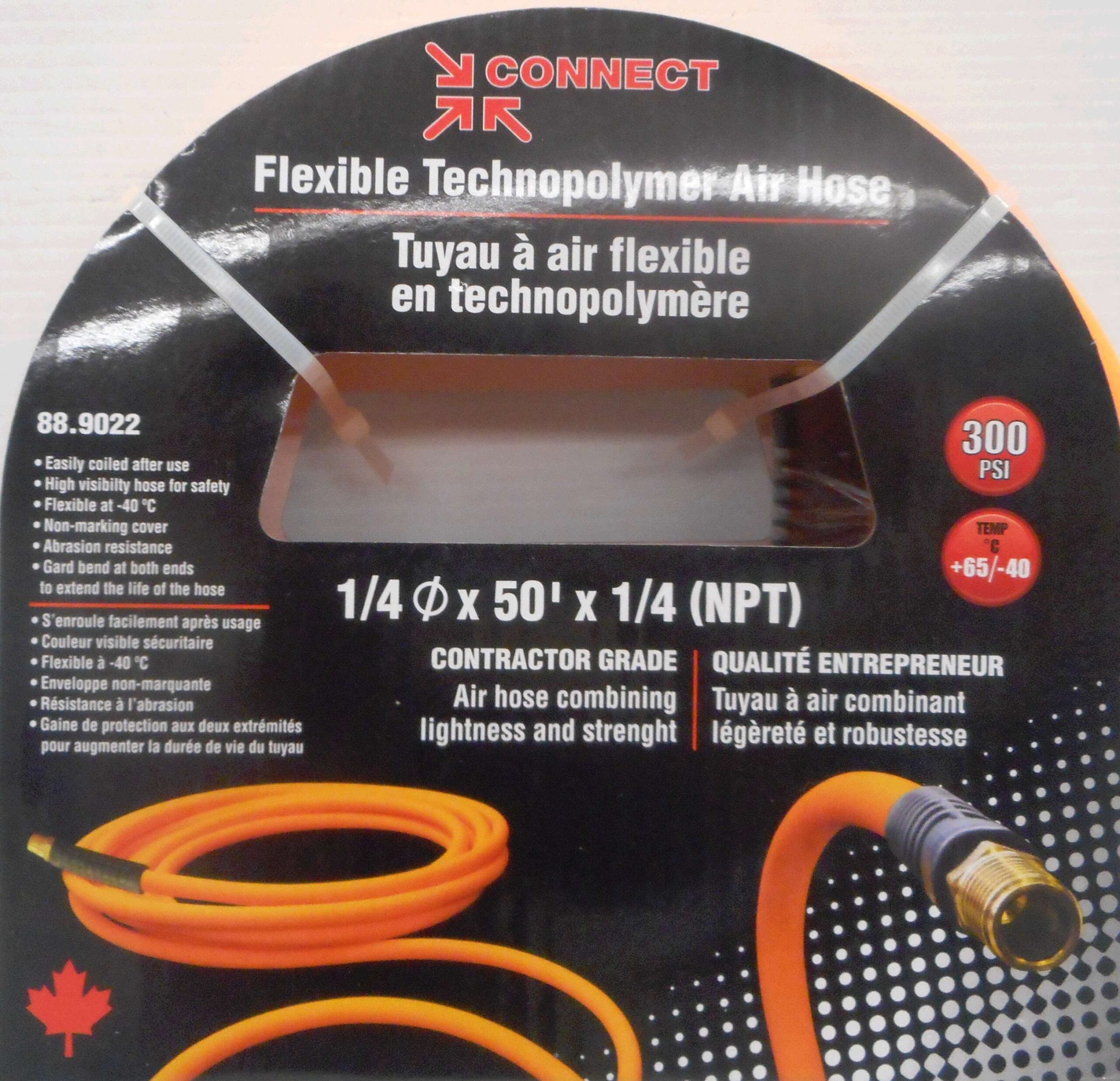 AIR HOSE TECHNOPOLYMER 1/4IN X 50FT