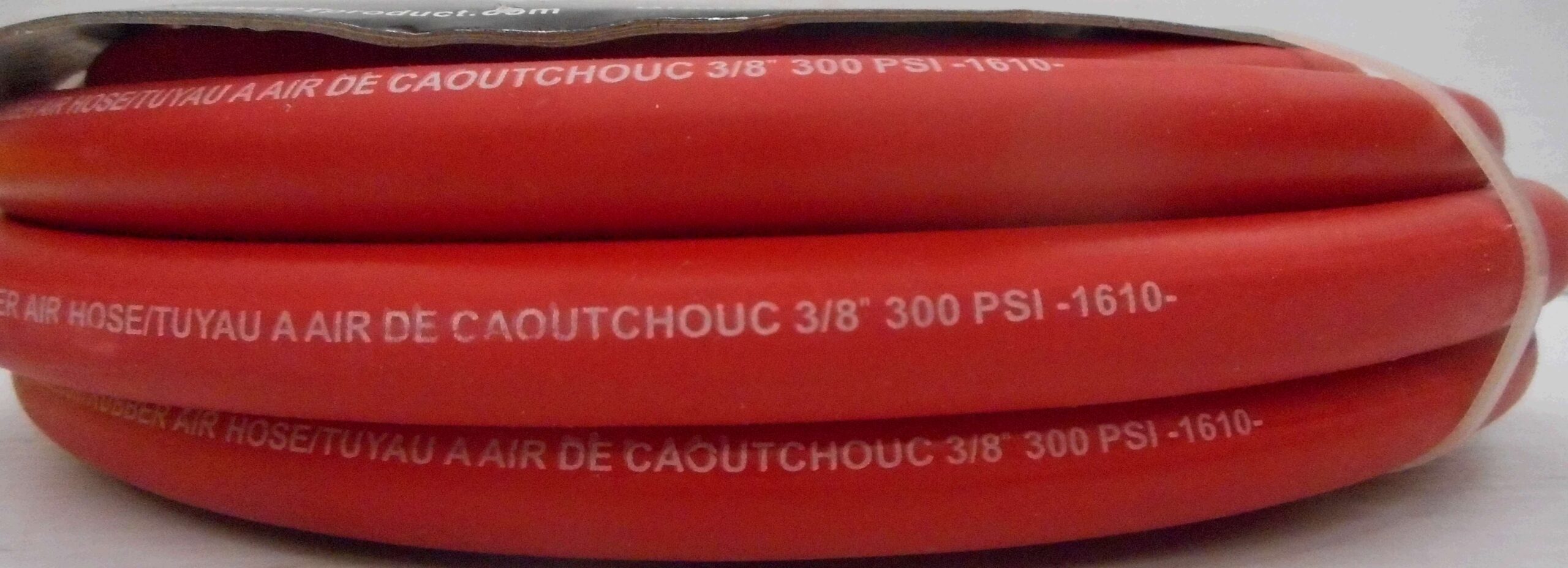 AIR HOSE RUBBER 3/8-IN X 25-FT