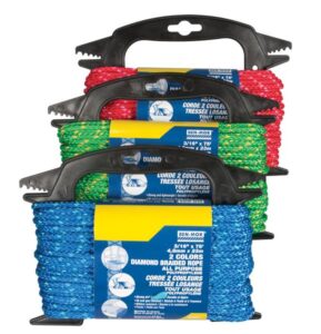 POLY ROPE BRAIDED MIXED 3/16 X 75FT