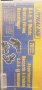 GREASE FITTING KIT SAE /METRIC 70PC