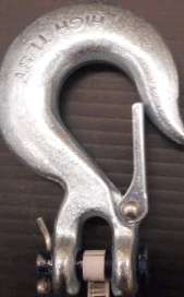 CLEVIS SLIP HOOK WITH LATCH 1/4 -IN