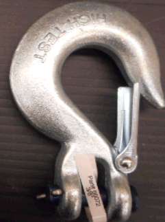 CLEVIS SLIP HOOK WITH LATCH 3/8-IN