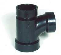 ABS TEE REDUCER 2 X 1 1/2 X 1 1/2IN
