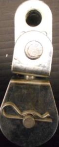 PULLEY BLOCK SWIVEL EYE 1.5-IN