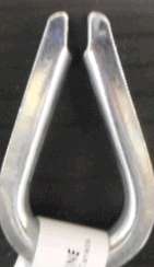 WIRE ROPE THIMBLE ZINC PLATED 1/8IN