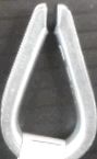 WIRE ROPE THIMBLE ZINC PLATED 3/16