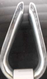 WIRE ROPE THIMBLE ZINC PLATED 1/4IN
